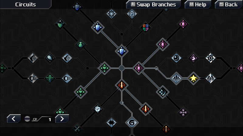 One of Lea’s five different skill trees.
